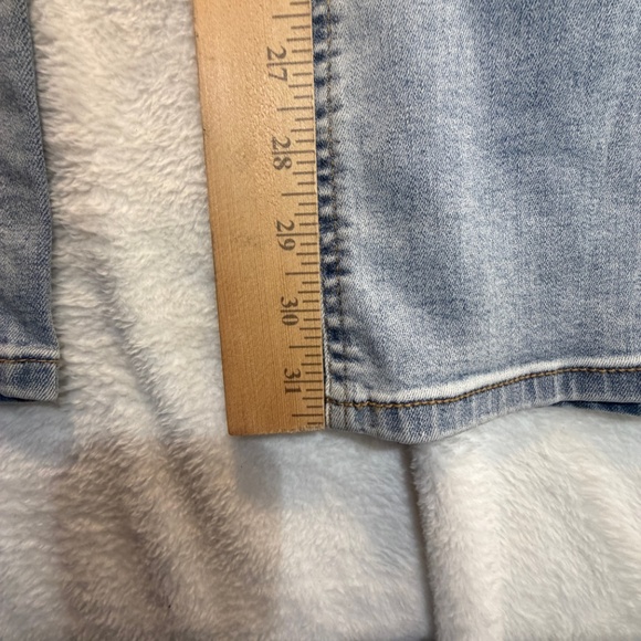 Dynamite Jeans Womens Size 26 Blue Ultra High Rise Flare Leg Hippie Light Wash - Picture 10 of 11